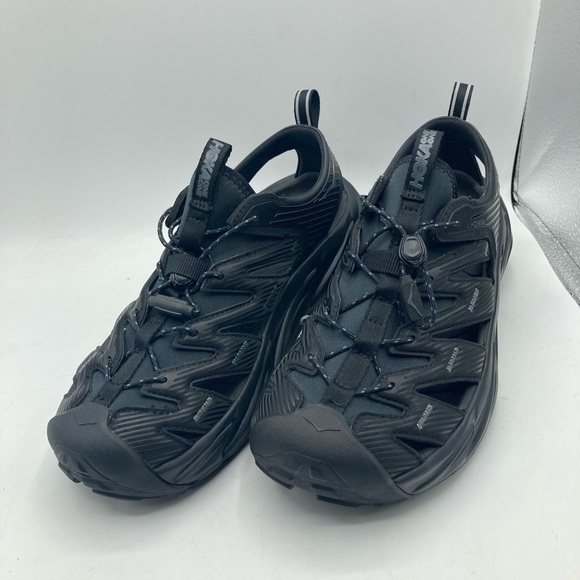 Hoka One One Hopara Triple Black Outdoor Sandals - Picture 2 of 7